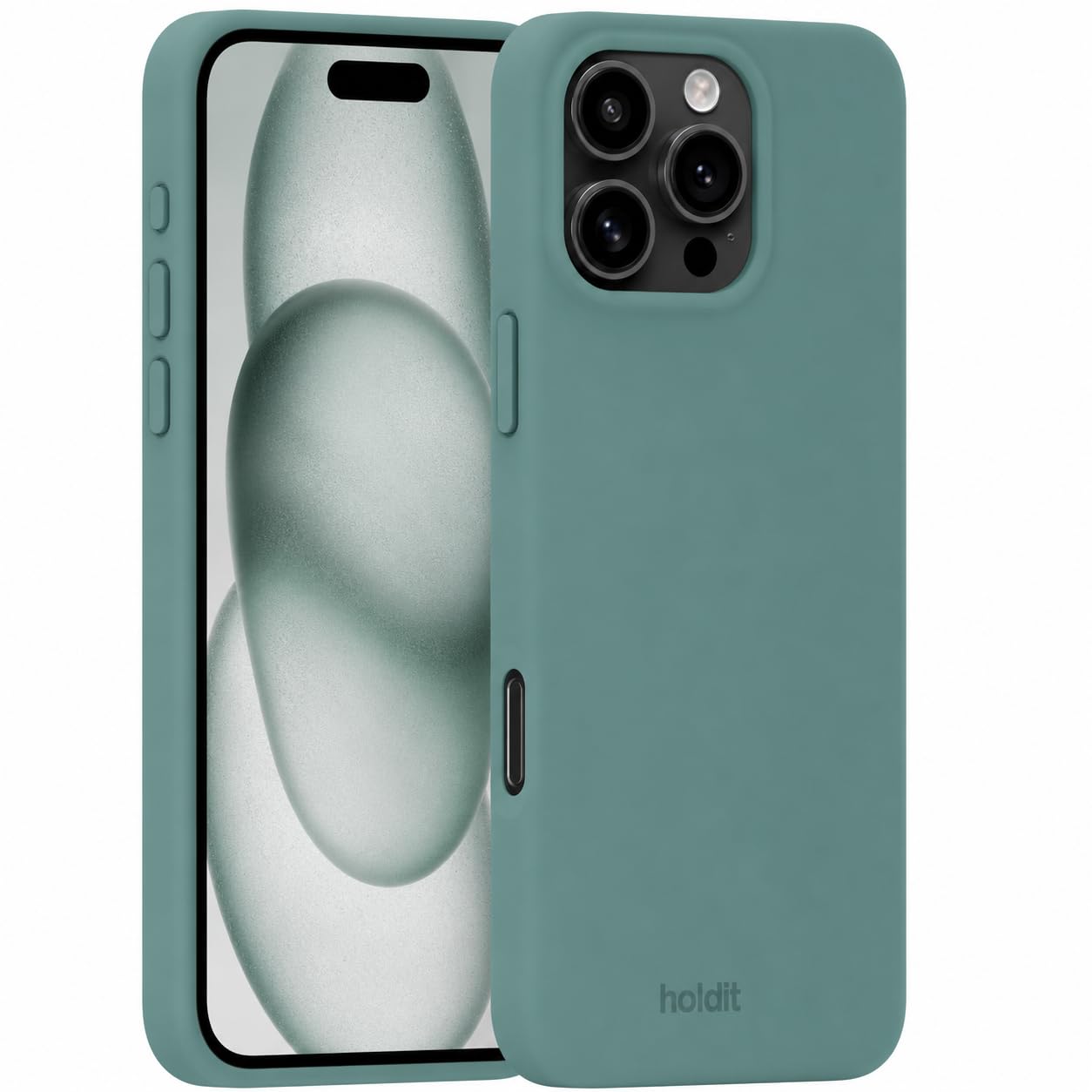 Amazon.co.jp: Holdit スマホケース (iPhone 16 pro/モスグリーン